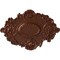 Ekena Millwork Kinsley Flowing Leaf Ceiling Medallion, Hand-Painted Copper Penny, 30 3/8"W x 20 3/4"H x 1"P CM30KICPS - alternate 1